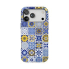 Sicilian Tile Tough MagSafe iPhone Case - The Global Wanderer