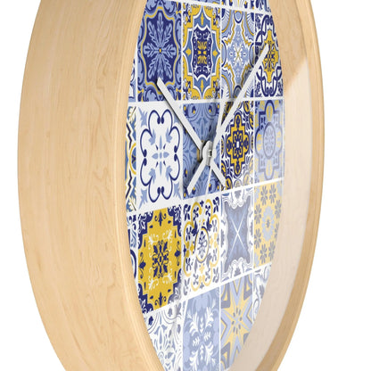 Sicilian Tile Wall Clock - The Global Wanderer