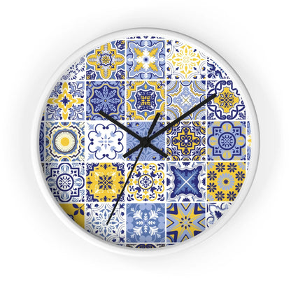 Sicilian Tile Wall Clock - The Global Wanderer