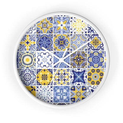 Sicilian Tile Wall Clock - The Global Wanderer