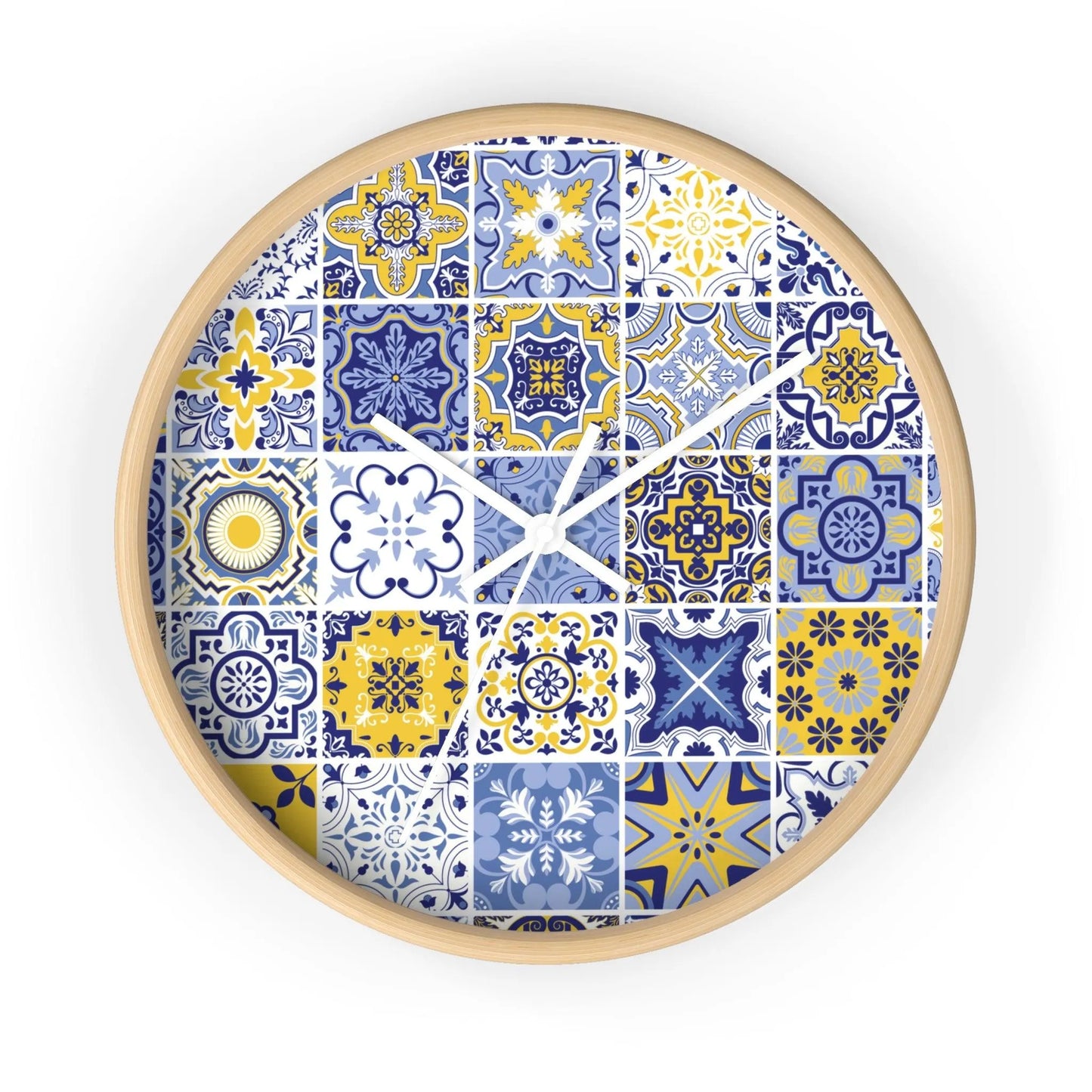 Sicilian Tile Wall Clock - The Global Wanderer