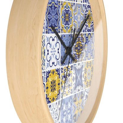 Sicilian Tile Wall Clock - The Global Wanderer