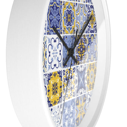 Sicilian Tile Wall Clock - The Global Wanderer