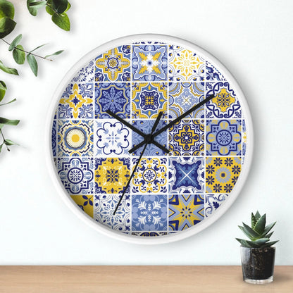 Sicilian Tile Wall Clock - The Global Wanderer