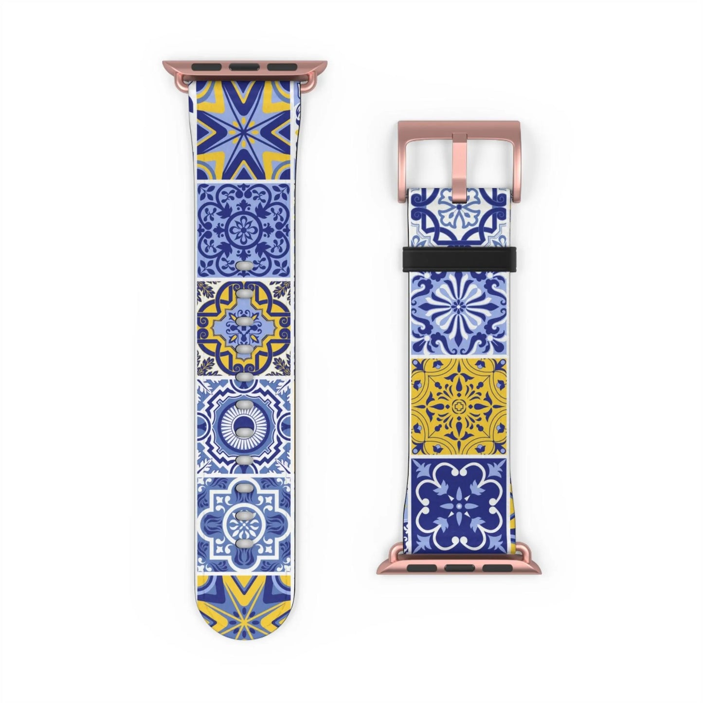 Sicilian Tile Watch Band - The Global Wanderer