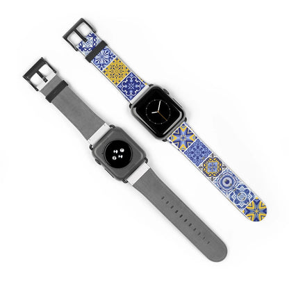 Sicilian Tile Watch Band - The Global Wanderer