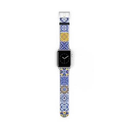 Sicilian Tile Watch Band - The Global Wanderer