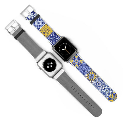 Sicilian Tile Watch Band - The Global Wanderer