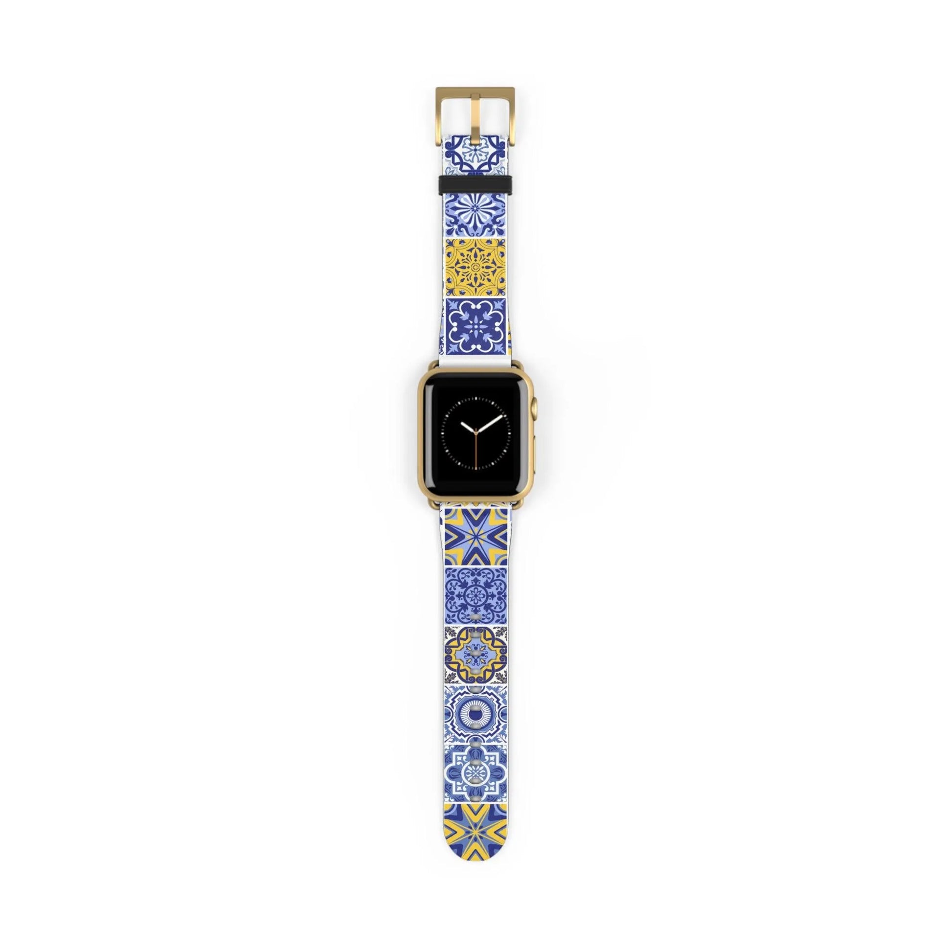 Sicilian Tile Watch Band - The Global Wanderer