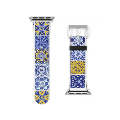 Sicilian Tile Watch Band - The Global Wanderer