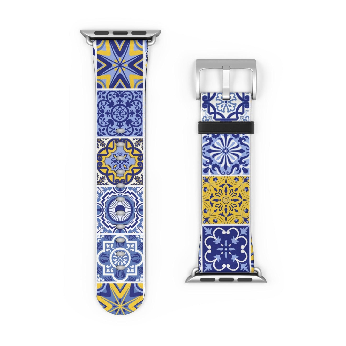 Sicilian Tile Watch Band - The Global Wanderer