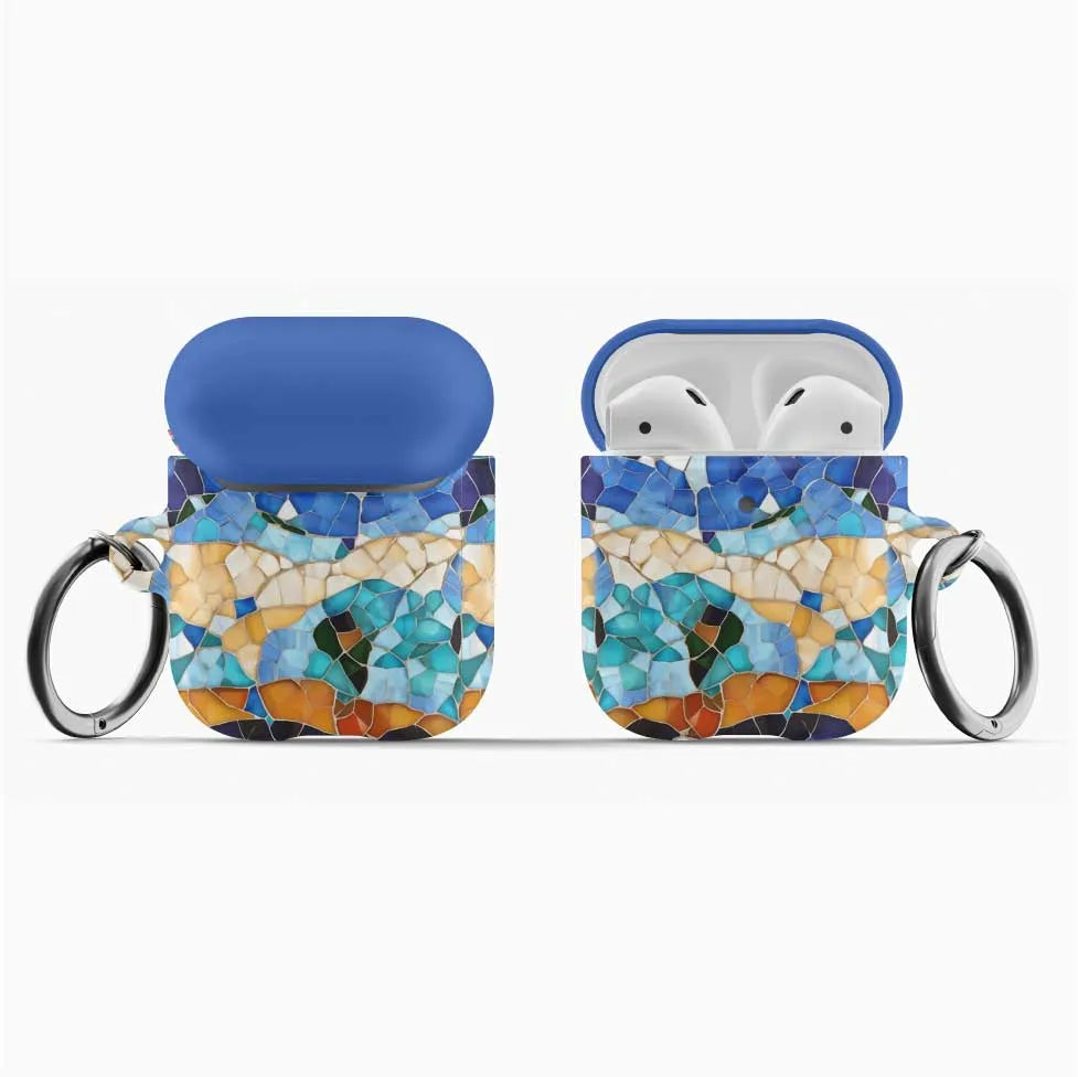 Sitges Tilewave Mosaic AirPod Case - The Global Wanderer