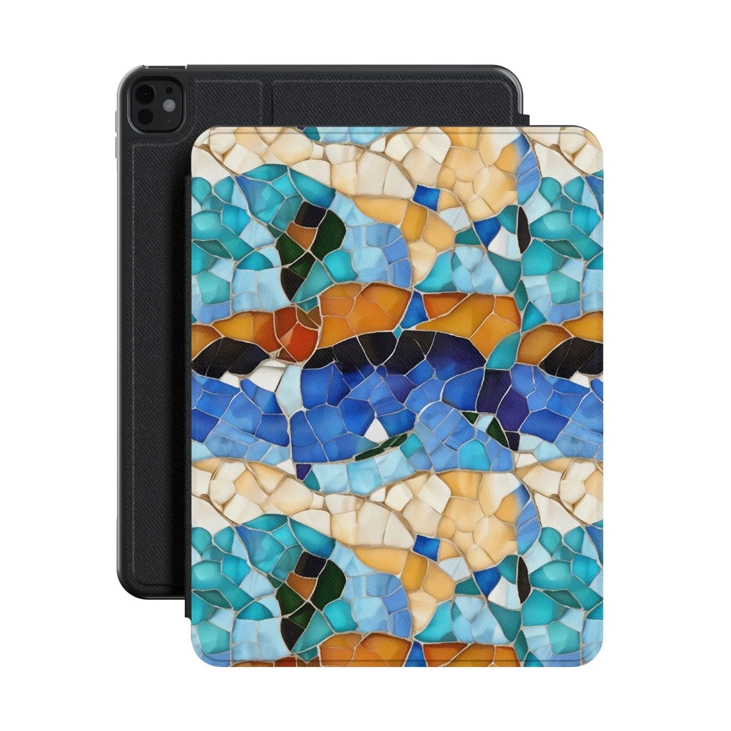 Sitges Tilewave Mosaic iPad Case - The Global Wanderer