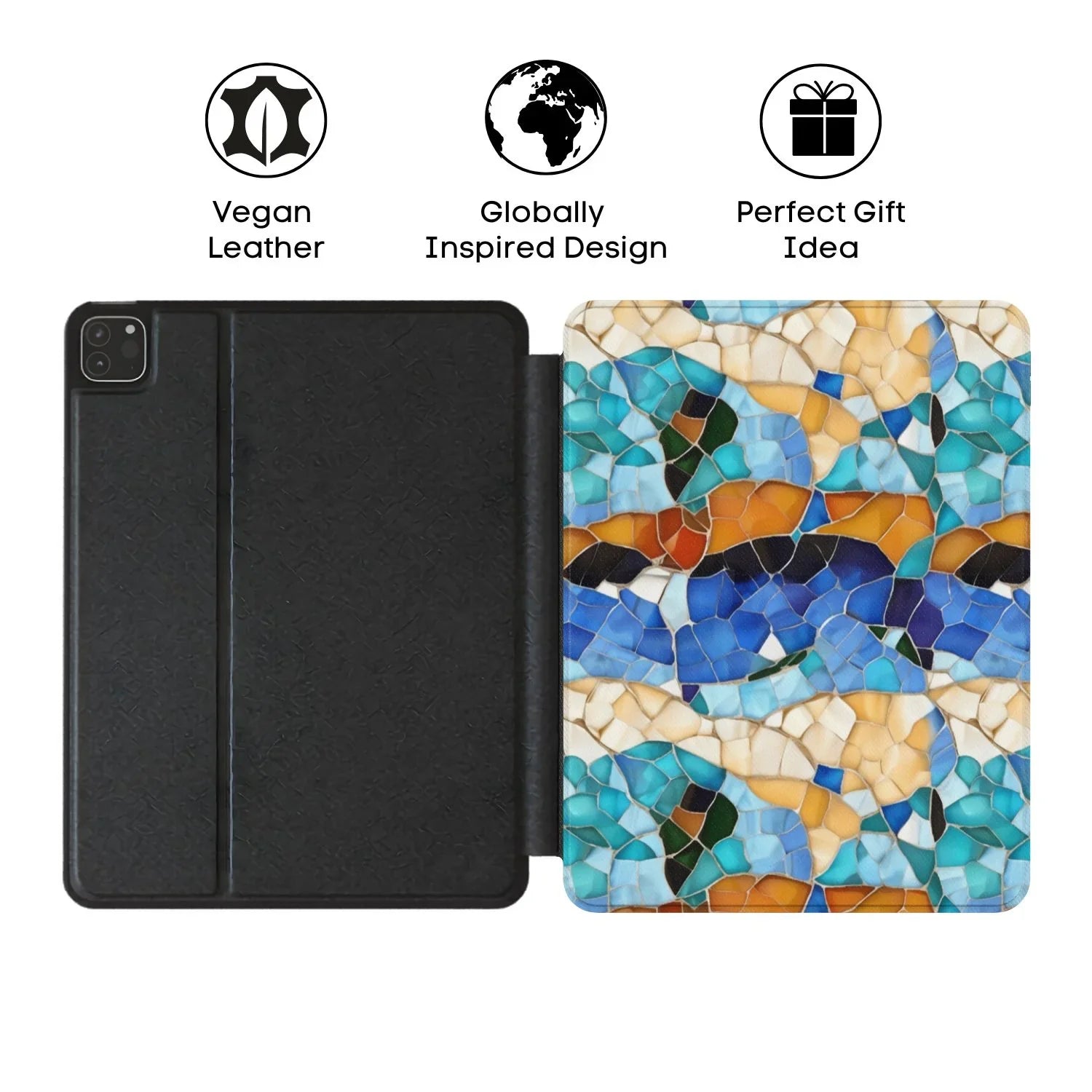 Sitges Tilewave Mosaic iPad Case - The Global Wanderer