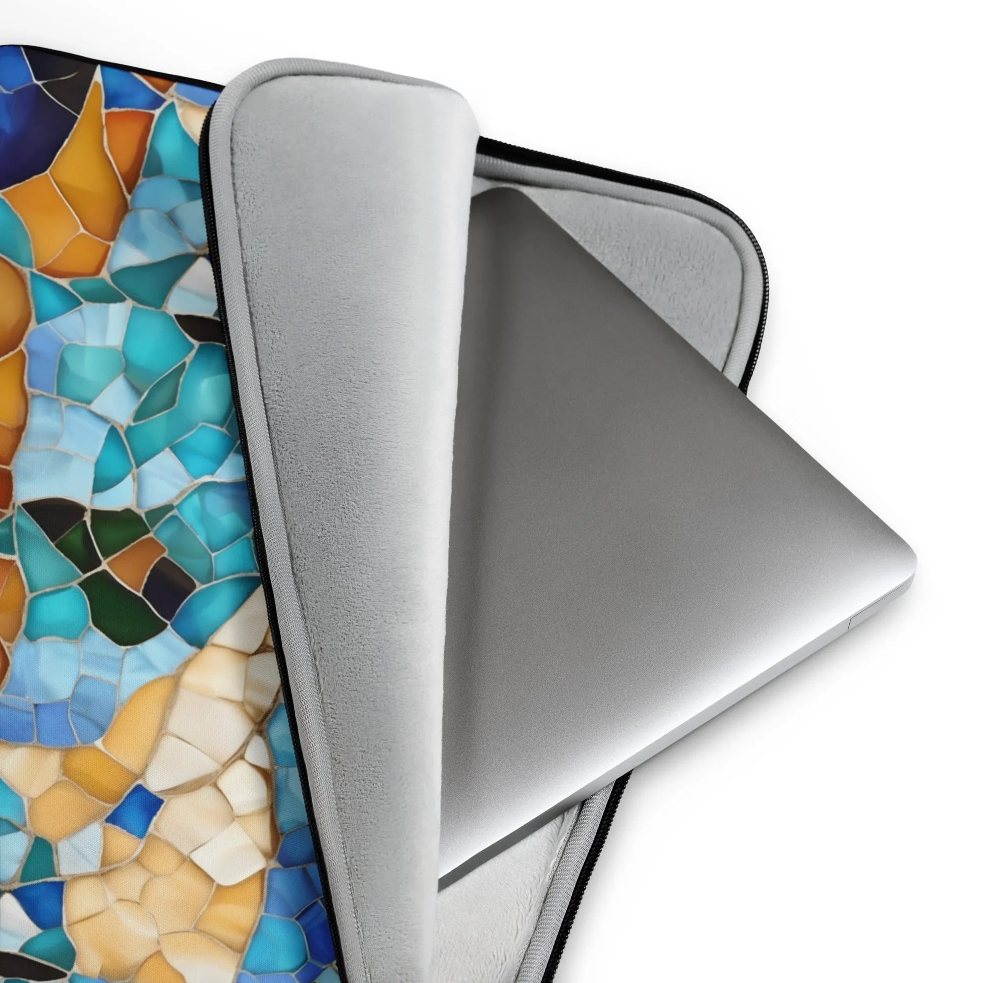 Sitges Tilewave Mosaic Laptop Case - The Global Wanderer