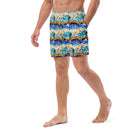 Sitges Tilewave Mosaic Recycled Swim Trunks - The Global Wanderer