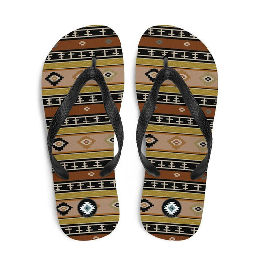 Southwestern Print Flip Flops - The Global Wanderer