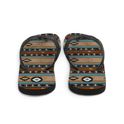 Southwestern Print Flip Flops - The Global Wanderer