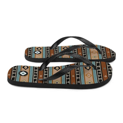 Southwestern Print Flip Flops - The Global Wanderer