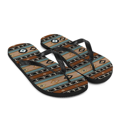 Southwestern Print Flip Flops - The Global Wanderer