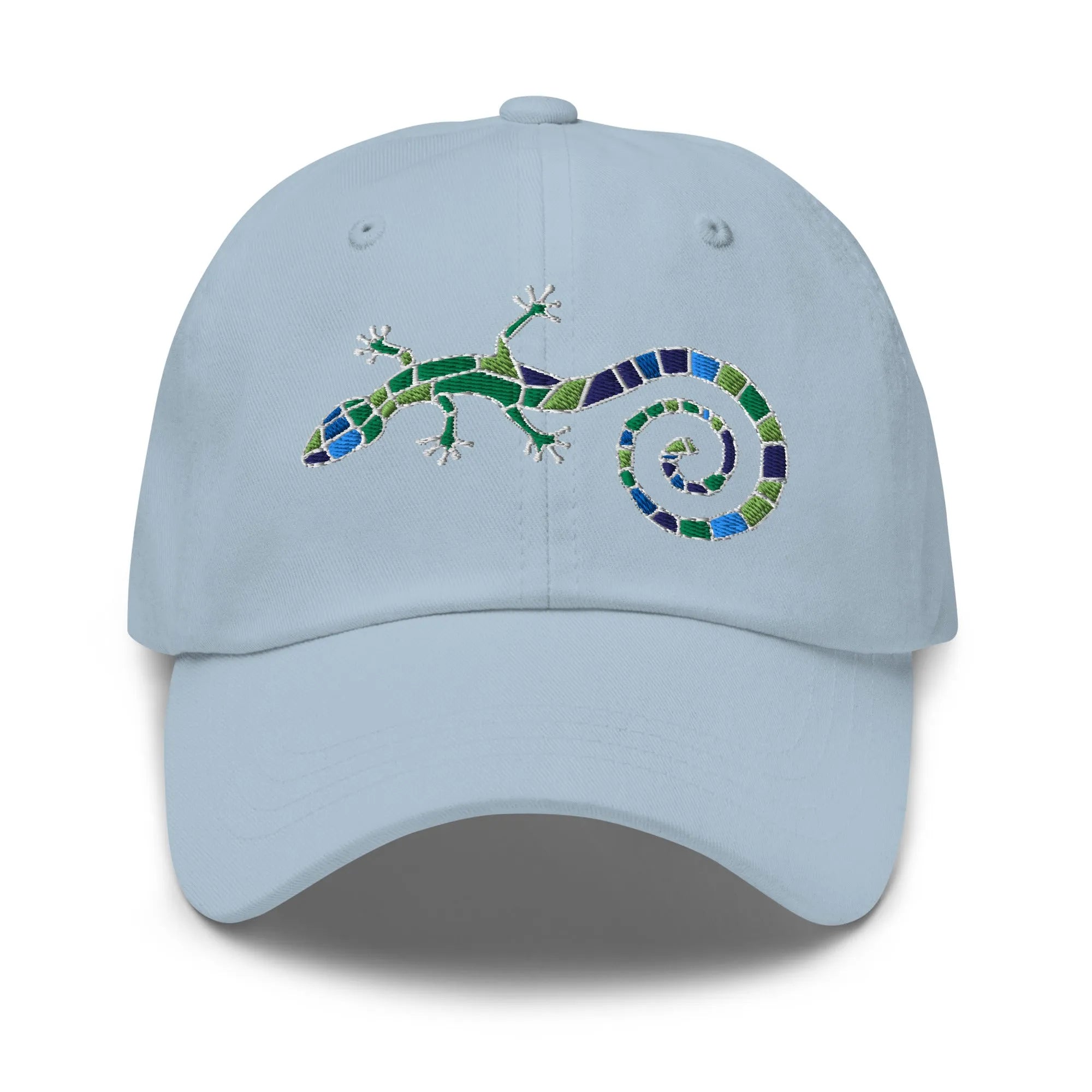 Spanish Mosaic Lizard Embroidered Dad Hat - The Global Wanderer
