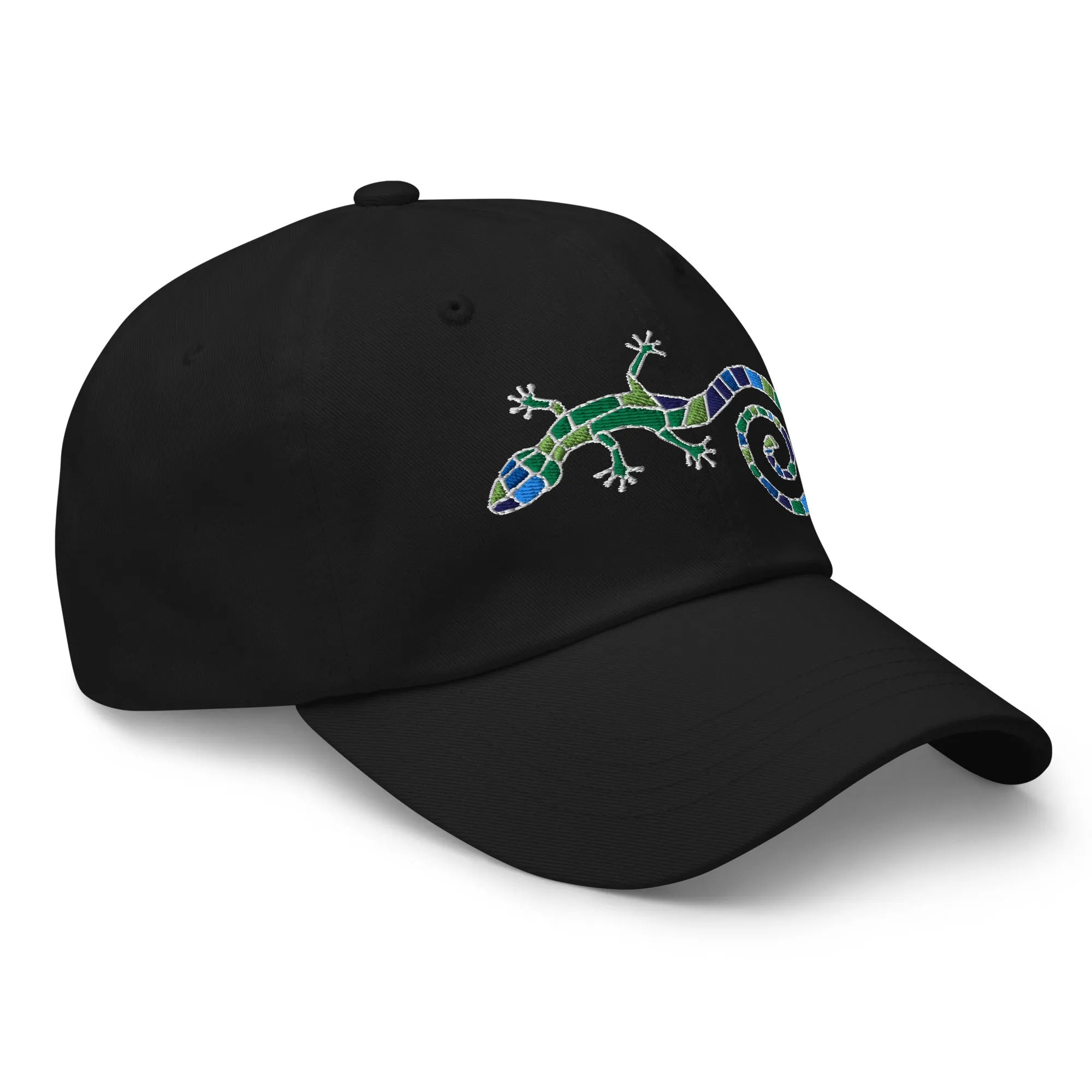 Spanish Mosaic Lizard Embroidered Dad Hat - The Global Wanderer