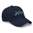 Spanish Mosaic Lizard Embroidered Dad Hat - The Global Wanderer