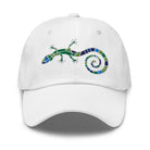 Spanish Mosaic Lizard Embroidered Dad Hat - The Global Wanderer