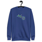 Spanish Mosaic Lizard Embroidered Sweatshirt - The Global Wanderer