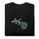 Spanish Mosaic Lizard Embroidered Sweatshirt - The Global Wanderer