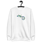 Spanish Mosaic Lizard Embroidered Sweatshirt - The Global Wanderer