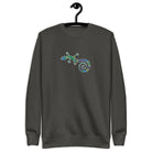 Spanish Mosaic Lizard Embroidered Sweatshirt - The Global Wanderer