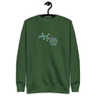 Spanish Mosaic Lizard Embroidered Sweatshirt - The Global Wanderer