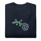 Spanish Mosaic Lizard Embroidered Sweatshirt - The Global Wanderer