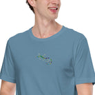 Spanish Mosaic Lizard Embroidered T-Shirt - The Global Wanderer