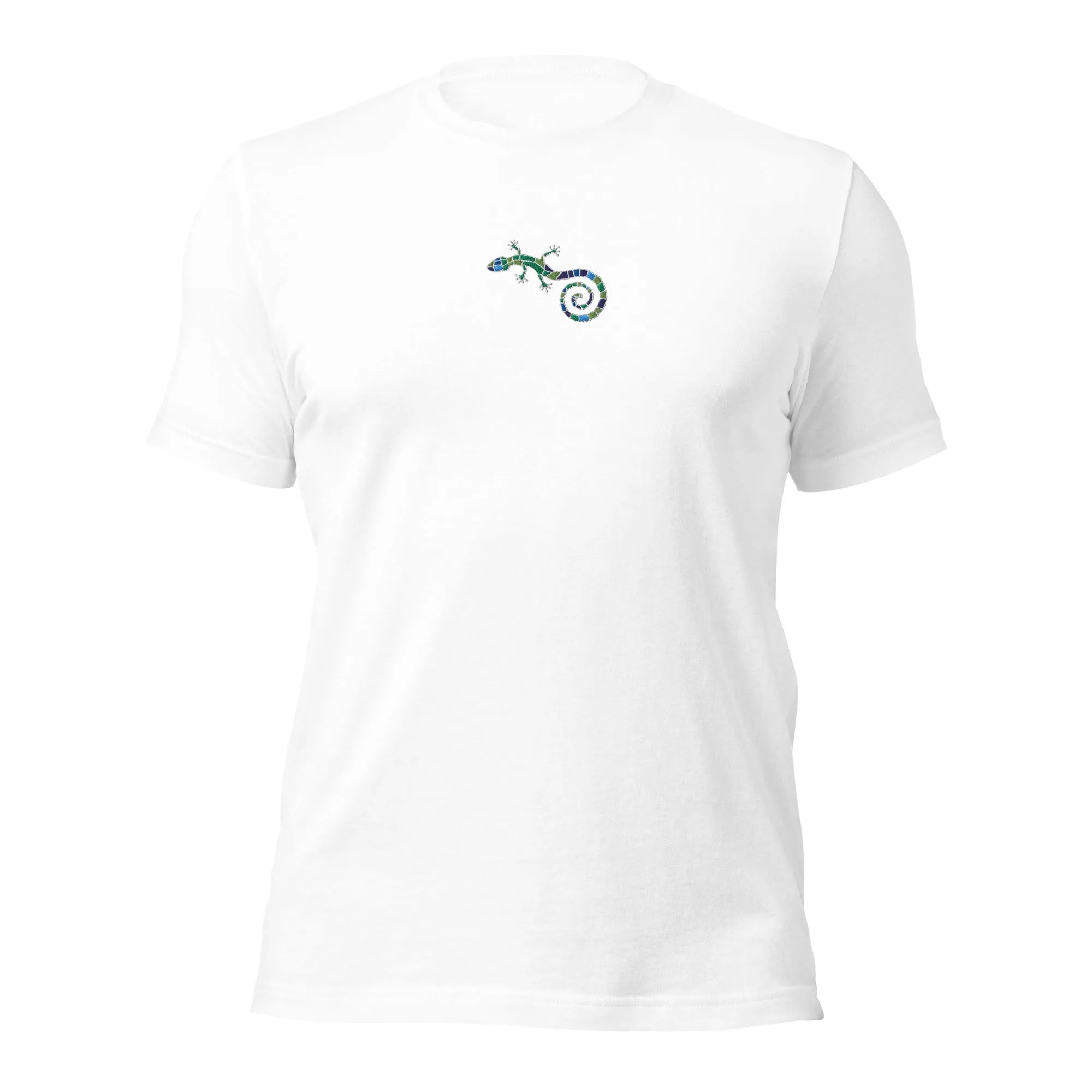 Spanish Mosaic Lizard Embroidered T-Shirt - The Global Wanderer