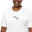 Spanish Mosaic Lizard Embroidered T-Shirt - The Global Wanderer