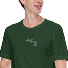 Spanish Mosaic Lizard Embroidered T-Shirt - The Global Wanderer