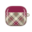 Stirling Berry Plaid AirPods 4 Case - The Global Wanderer