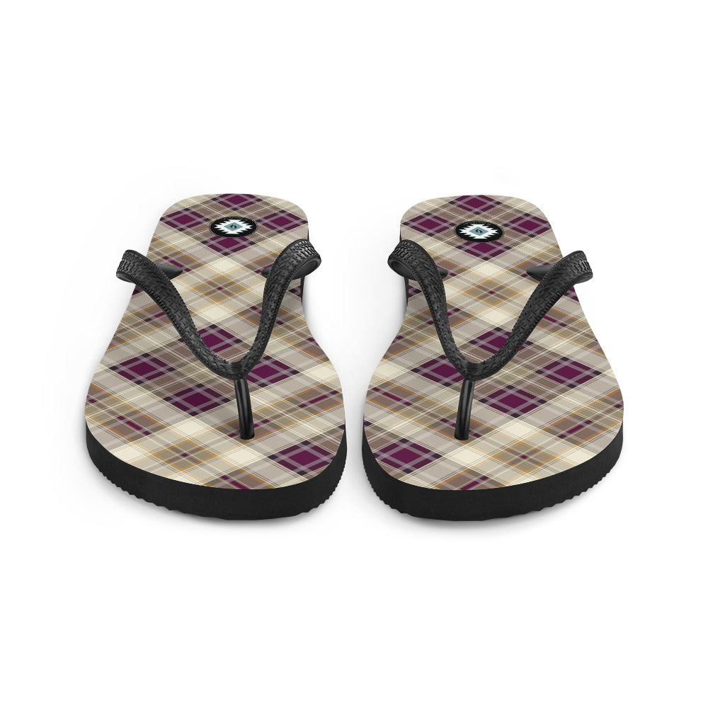Scottish Plaid Flip Flops