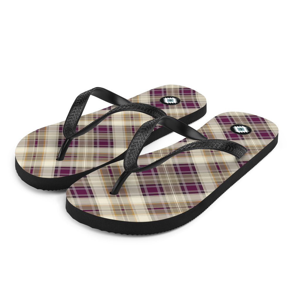Scottish Plaid Flip Flops