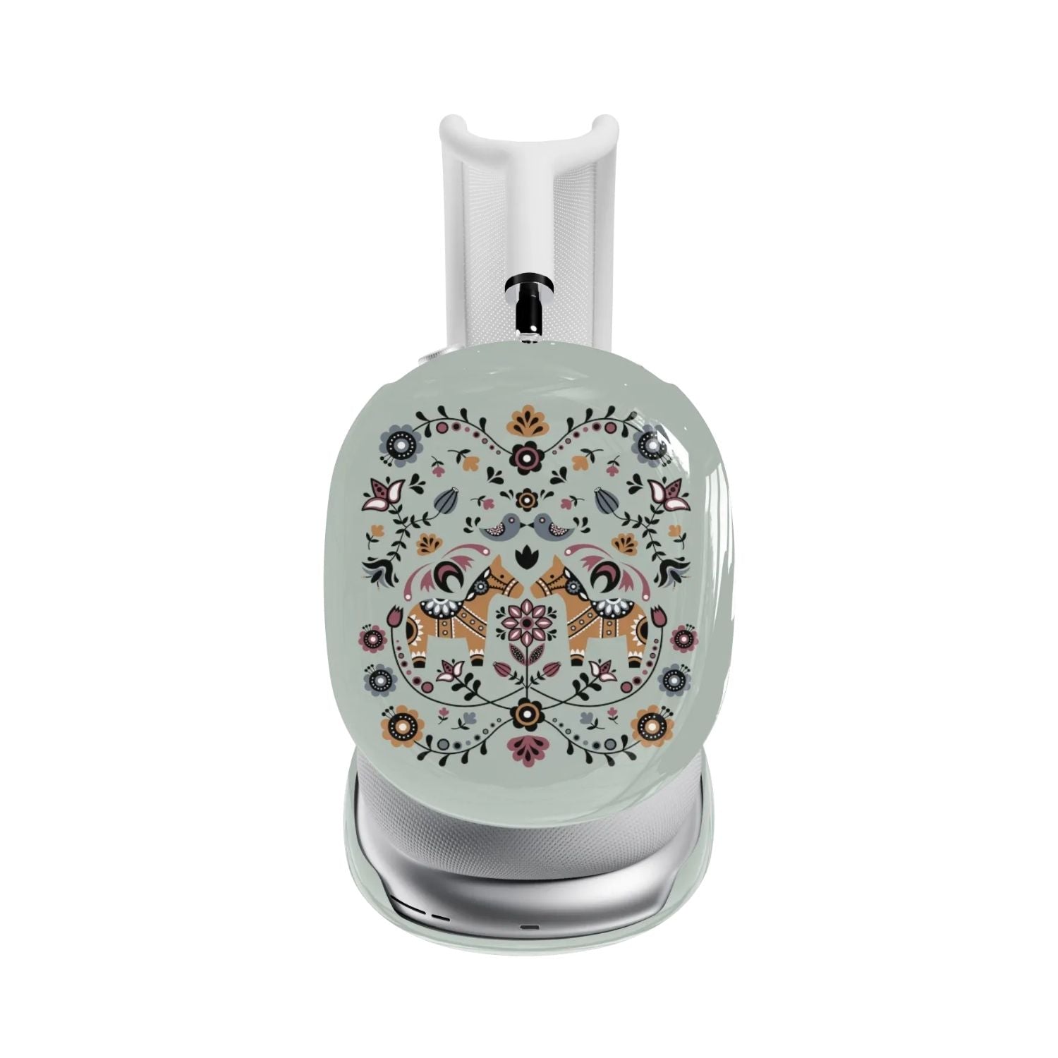 Swedish Dala Horse AirPods Max Case - Green - The Global Wanderer