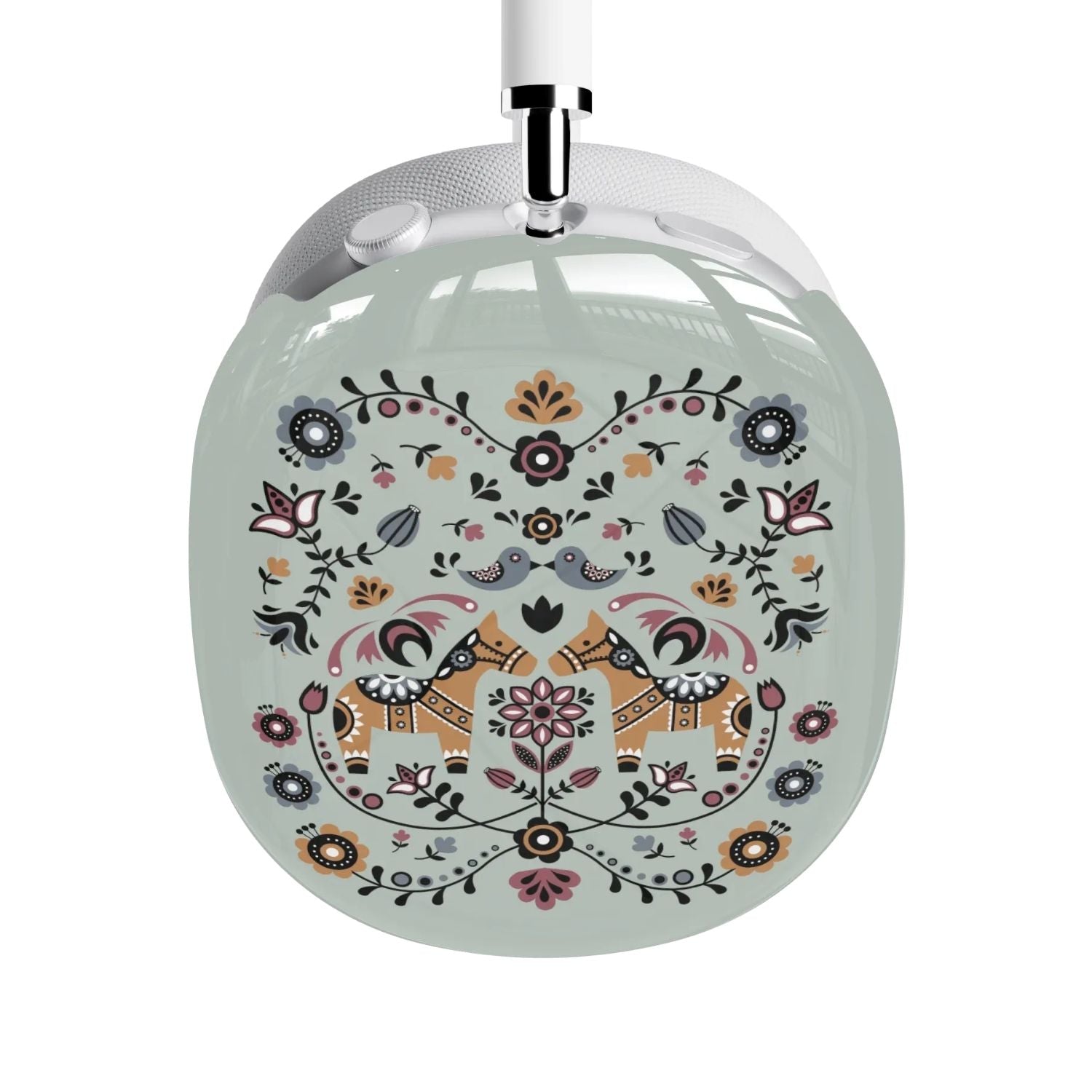 Swedish Dala Horse AirPods Max Case - Green - The Global Wanderer