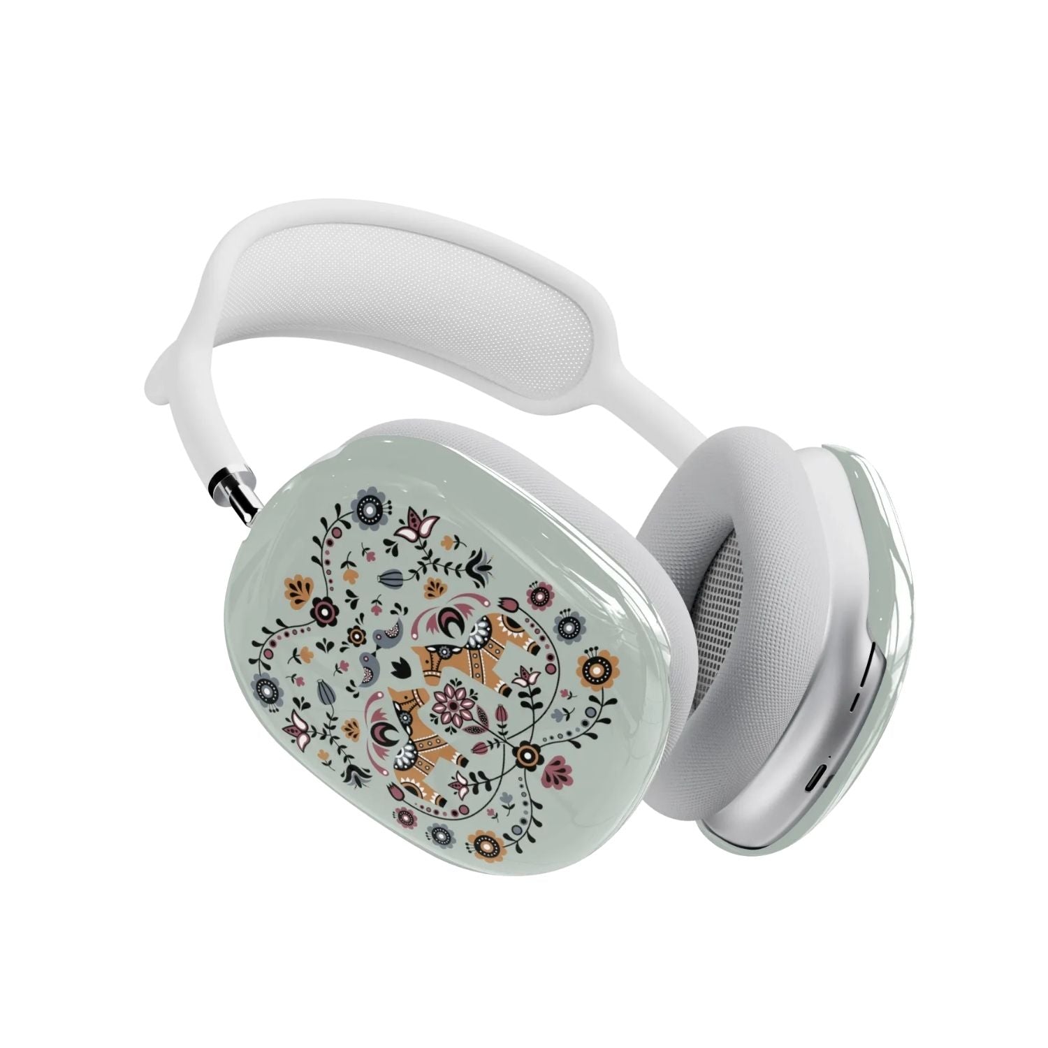 Swedish Dala Horse AirPods Max Case - Green - The Global Wanderer