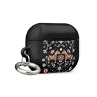 Swedish Dala Horse AirPod Pro 2 Case - Black - The Global Wanderer