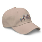 Swedish Dala Horse Embroidered Dad Hat - Gray - The Global Wanderer