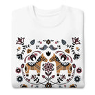 Swedish Dala Horse Fleece Sweatshirt - Light - The Global Wanderer