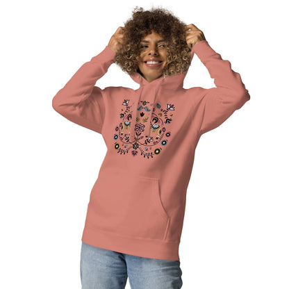 Swedish Dala Horse Hoodie - The Global Wanderer