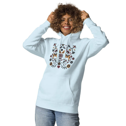 Swedish Dala Horse Hoodie - The Global Wanderer