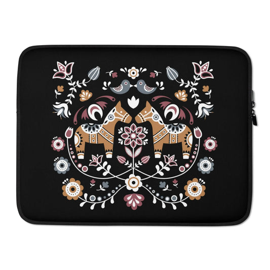 Swedish Dala Horse Laptop Case - The Global Wanderer